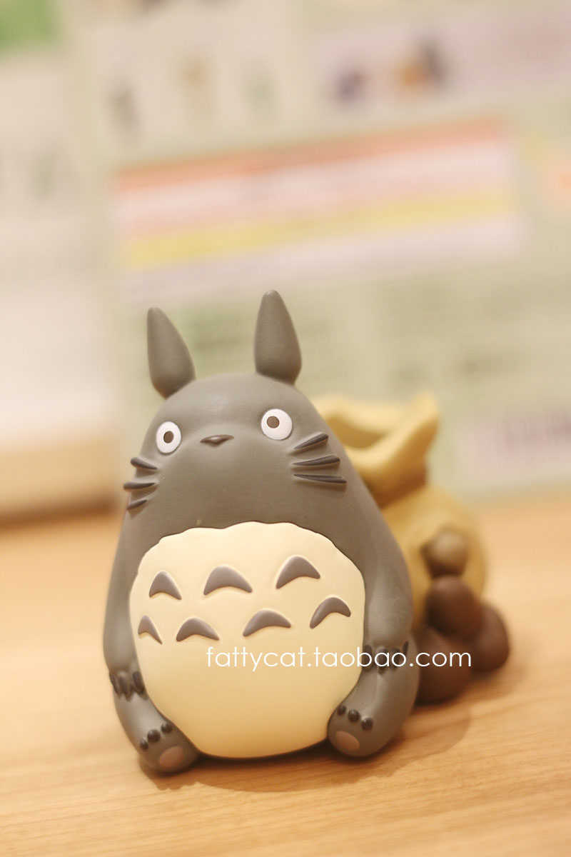 龙猫可爱笔筒装饰摆件