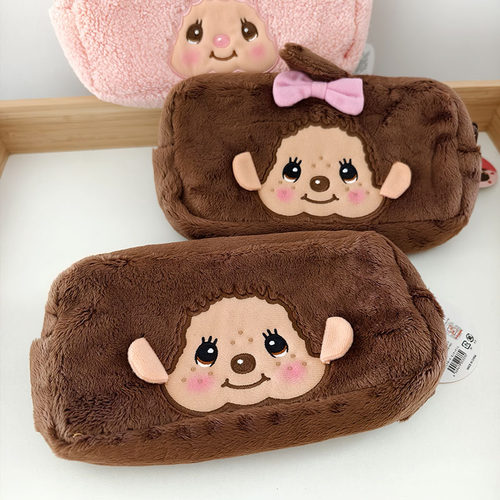 日本蒙奇奇可爱收纳包笔袋