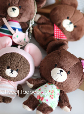 日本正版sekiguchi读书熊上学熊可爱毛绒挂件挂饰指偶 现货