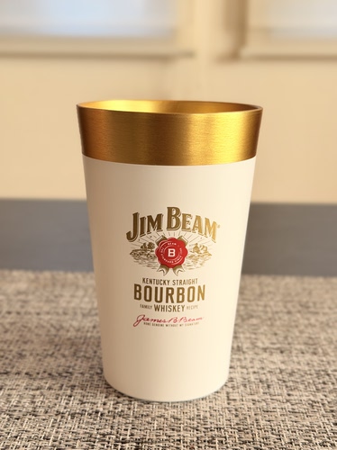 全新实拍现货日本三得利JIM BEAM金宾铝杯