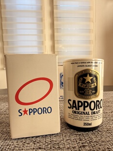 现货实拍全新带原装盒 日本SAPPORO三宝乐玻璃瓶啤酒开瓶器稀有款