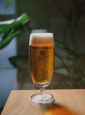 国现秒发日本产三得利大师梦广告款啤酒杯玻璃杯水杯稀缺款