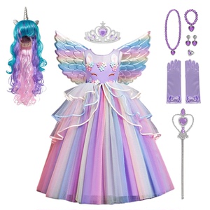 六一2023夏季礼服裙女童连衣裙独角兽小马宝莉儿童高端女孩公主裙