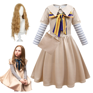 2023梅根M3GAN室友梅根 人工杀姬 电影cosplay服装女孩连衣裙外贸