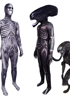 科幻怪兽万圣节Alien Romulus电影cosplay服装异形夺命舰表演服