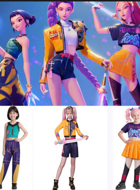 K-POP猎魔女团儿童女孩子同款