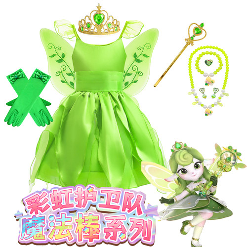 小叮当小精灵女童森系高品连衣裙