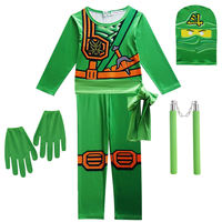 LEGO Ninjago Children's Day performance Halloween cosplay costumes for boys and girls, LEGO stage performance costumes thumbnail 5