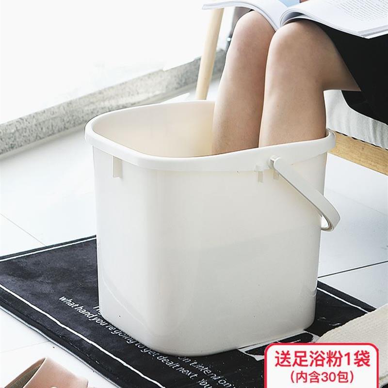 高深泡脚桶过小腿加深加厚塑料洗脚桶家用泡脚神器到过膝盖足浴盆