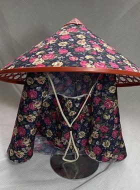 采K茶C防晒n神器披l肩G护y脖大j沿B斗i笠P帽a男h女X劳动p工l作t护