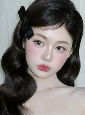 韩国东大门新款黑白蝴蝶结发夹女刘海夹发饰头饰发卡甜酷女孩对夹