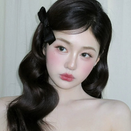 韩国东大门新款黑白蝴蝶结发夹女刘海夹发饰头饰发卡甜酷女孩对夹
