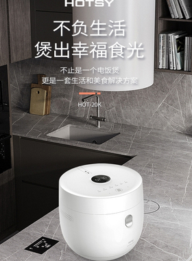 hotsy HOT-20H浩思智能2L煮粥煮饭小型电饭锅2-4人（米汤分离款）