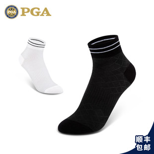 美国PGA  高尔夫袜子 女士纯棉短袜 运动球袜 舒适透气