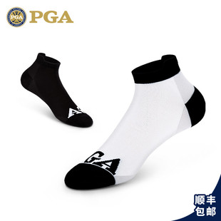 美国PGA  高尔夫袜子 女士纯棉短袜 运动球袜 舒适透气