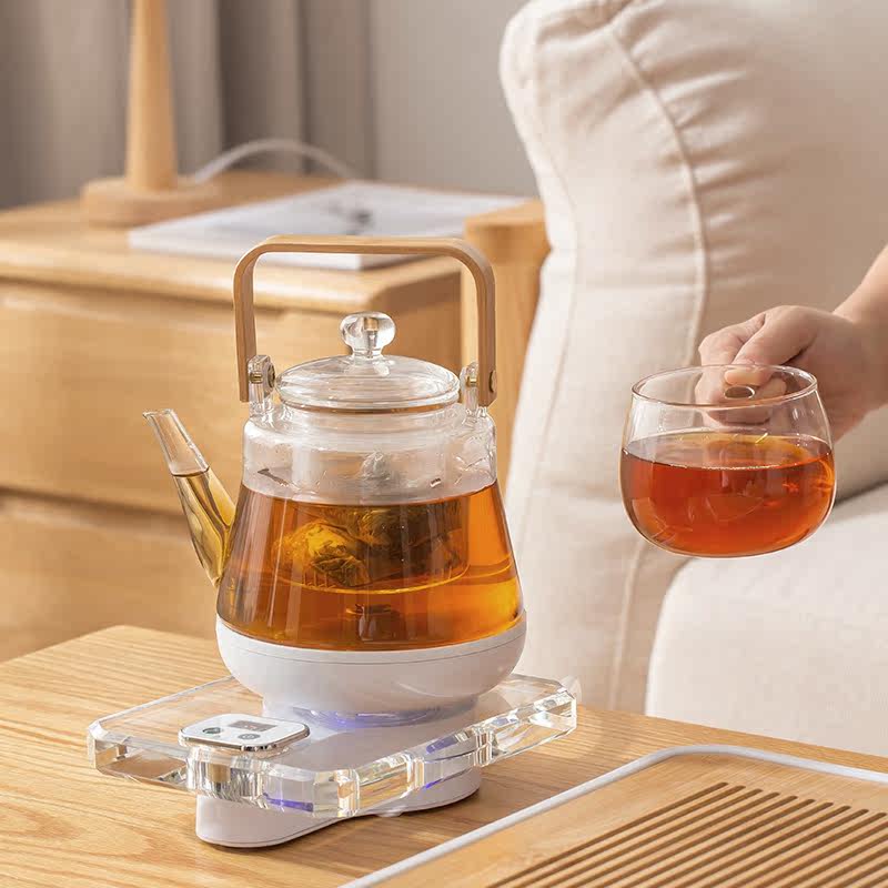 乐自在&middot;煮茶泡茶一体全自动上水恒温玻璃电水壶白茶黑茶养生壶