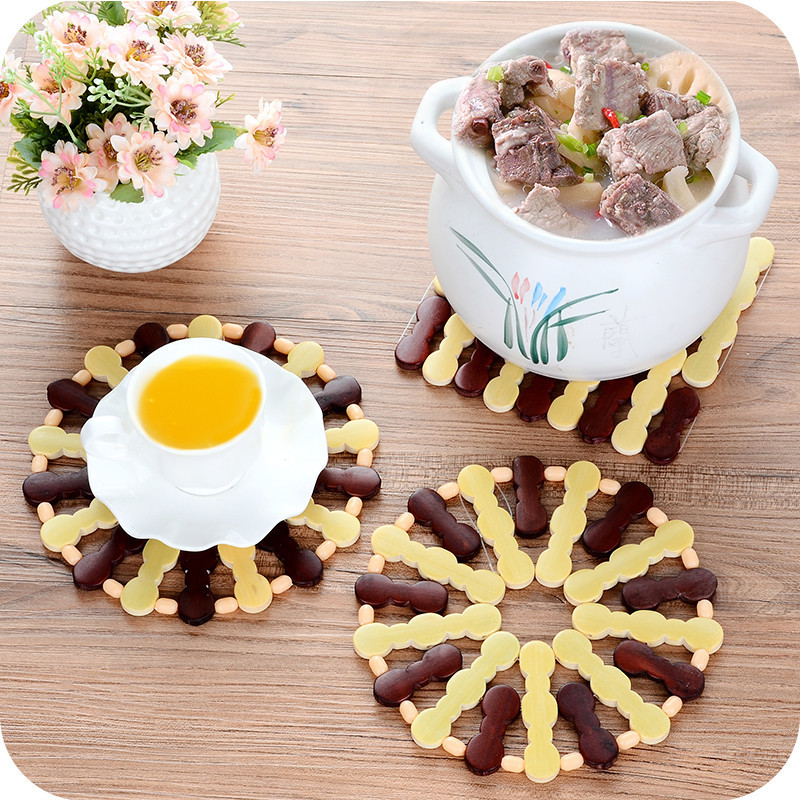 茶垫大号圆形精美竹制杯垫 创意盘垫碗垫茶杯垫 餐桌隔热垫锅垫子