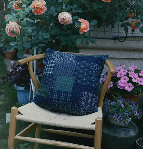 中式印花沙发靠枕枕套客厅