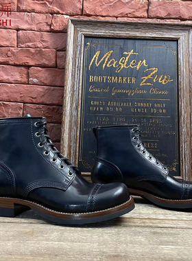 左大师1675A-5-2B手缝固特异工艺maryam，Guidi马屁股伞兵靴