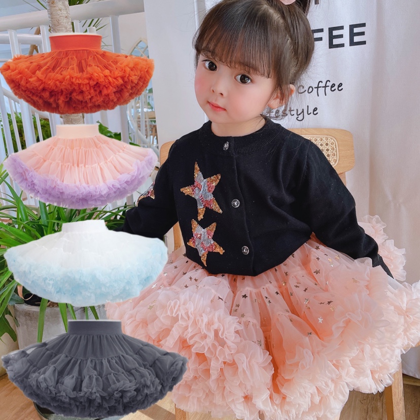 女童tutu裙蓬蓬裙生日礼服蛋糕裙