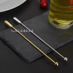 ins同款搅拌棍酒吧冷饮店创意鸡尾酒特调调酒棒不锈钢咖啡搅拌
