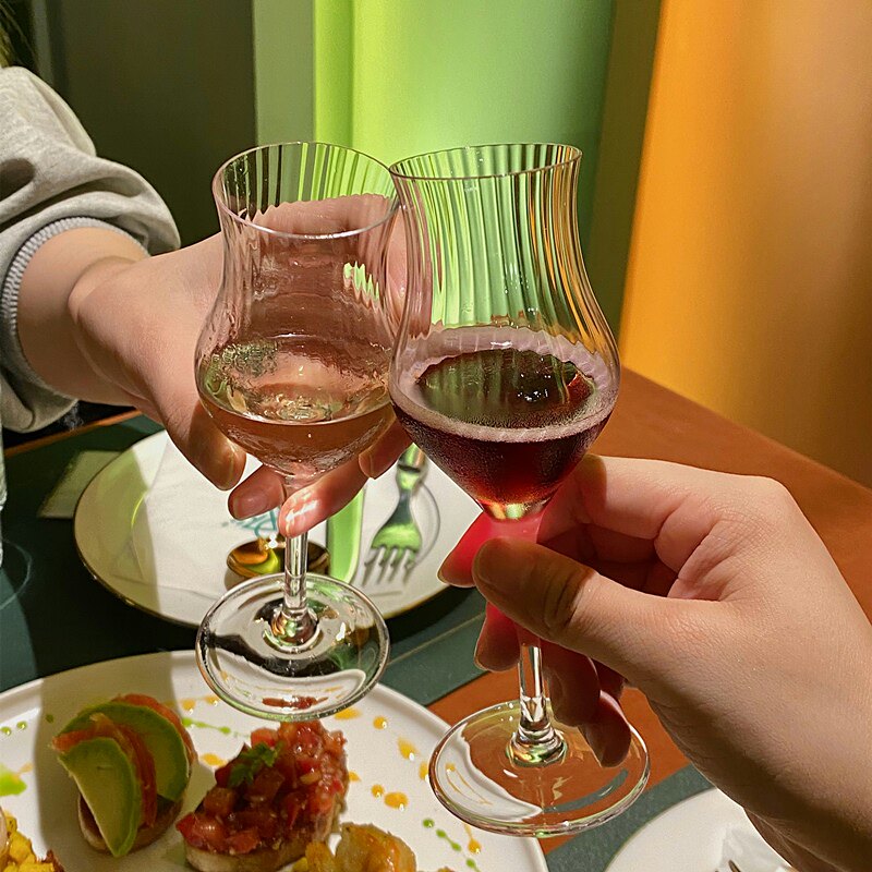 香槟杯起泡浪漫ins风博主款玻璃