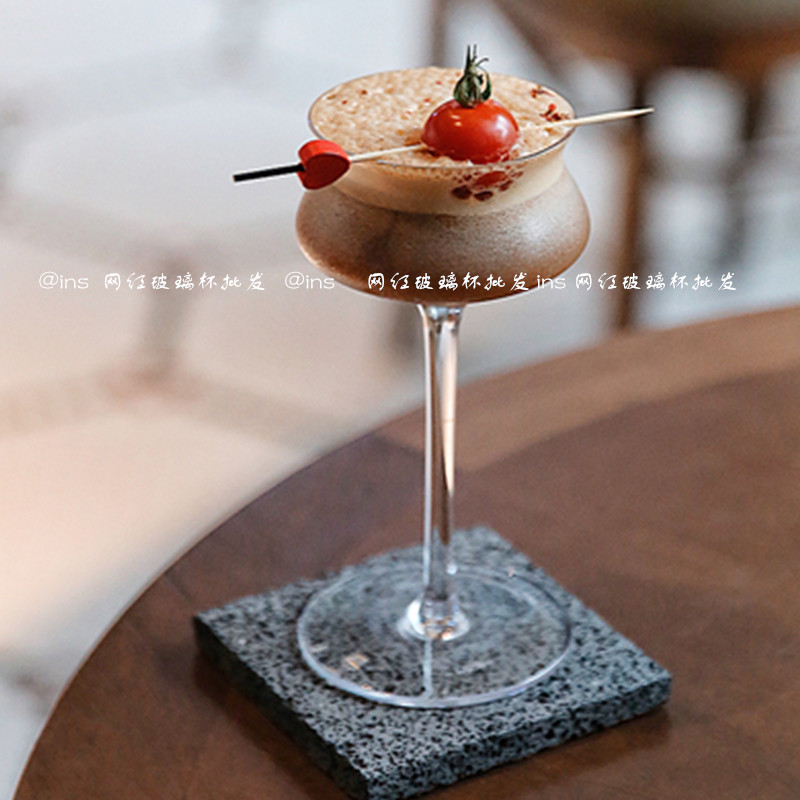 北欧风特调高脚创意个性香槟酒杯