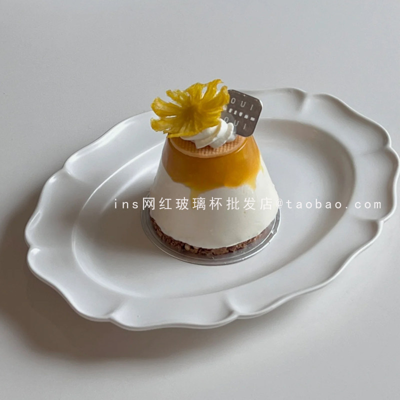 椭圆盘陶瓷大众小清新餐具