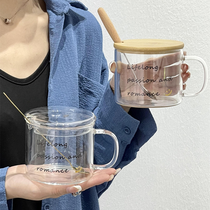 玻璃杯是耐高温牛奶杯
