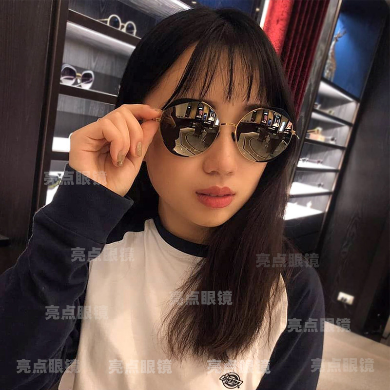 MYKITA墨镜女潮流眉毛框设计复古圆形轻质ELISA迈卡蒂太阳眼镜男