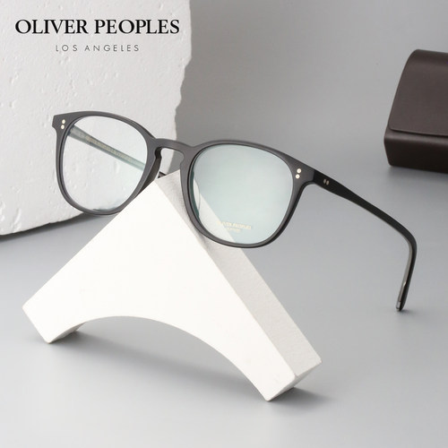 OLIVERPEOPLES眼镜架复古圆框男