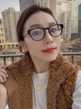 YSL圣罗兰眼镜架48O_A/FN板材潮流SL M480_B/F A C D近视字母交织