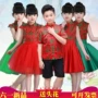 Trang phục khiêu vũ cho trẻ em Ngày Thơ Trang phục biểu diễn mới Trang phục cho nam và nữ Tong Shi Trình diễn mẫu giáo Dịch vụ đọc thơ cổ - Trang phục trang phục động vật biển cho bé yêu