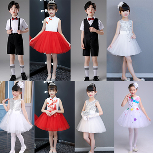 听我说谢谢你演出服只要平凡手势舞表演服爱的华尔兹舞蹈服装儿童