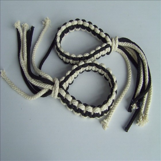 优质泰拳臂箍白红色上等纯棉手工老工匠精心编制可定制