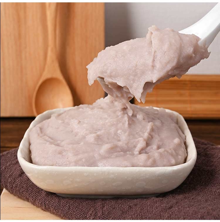 冷冻芋泥芋泥波波茶奶茶店用荔浦香芋泥紫薯泥脏脏茶面包