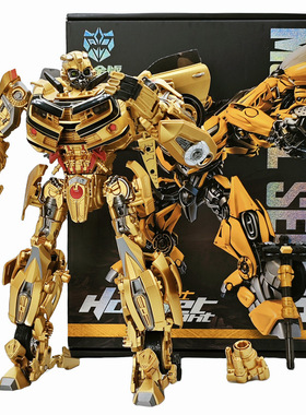 MPM03战锤大黄蜂 黄金色 战锤勇士 可变形机器人玩具机甲模型