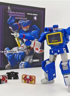 PocketToys PT04原色声波带3录音带 DX9迷你小比例模型变形玩具