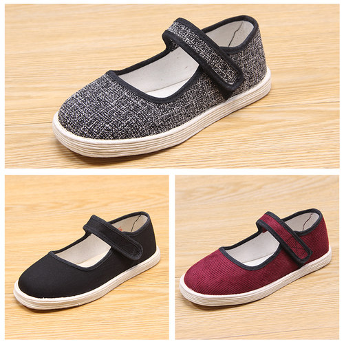 包邮老北京布鞋女夏季透气吸汗方口手工千层底布鞋中老年妈妈布鞋