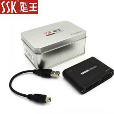 SSK读卡器 飚王多合一读卡器 多功能读卡器 机器人3代  SCRM025