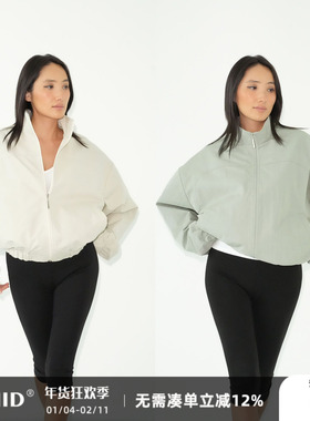 WellD 高阶时髦！Unisex立领休闲工装外套女经典松弛休闲夹克上衣