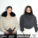 箱式 重磅 短款 Jacket 立体裁剪飞行员夹棉防风外套 Bomber WellD