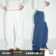 基本款 2ways穿法磨毛直筒抽绳卫裤 女时尚 WellD 休闲运动长裤 子