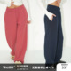 宽松百搭休闲裤 WellD 厚实蓬松高腰加绒直筒裤 时尚 1条过冬 540g