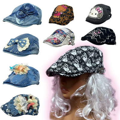 早古千禧日系早韩涩谷辣妹街头复古鸭舌帽前进帽帽子集合2