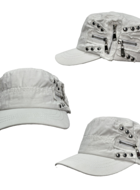 四季街头复古遮阳防晒重工军旅帽平顶帽报童帽帽子马术帽女集合2