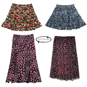 大码 ｜复古街头印花豹纹碎花网纱半身裙集合