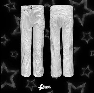 ｜机能白色中高腰工装 男女同款 休闲薄款 九分裤 直筒白色七分裤 大码