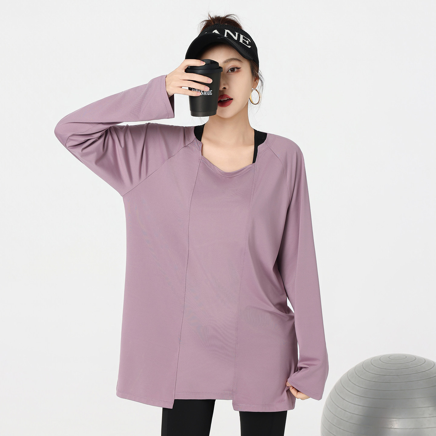 2025秋季新款瑜伽服套装女运动上衣长袖长裤套装速干高弹力健身服