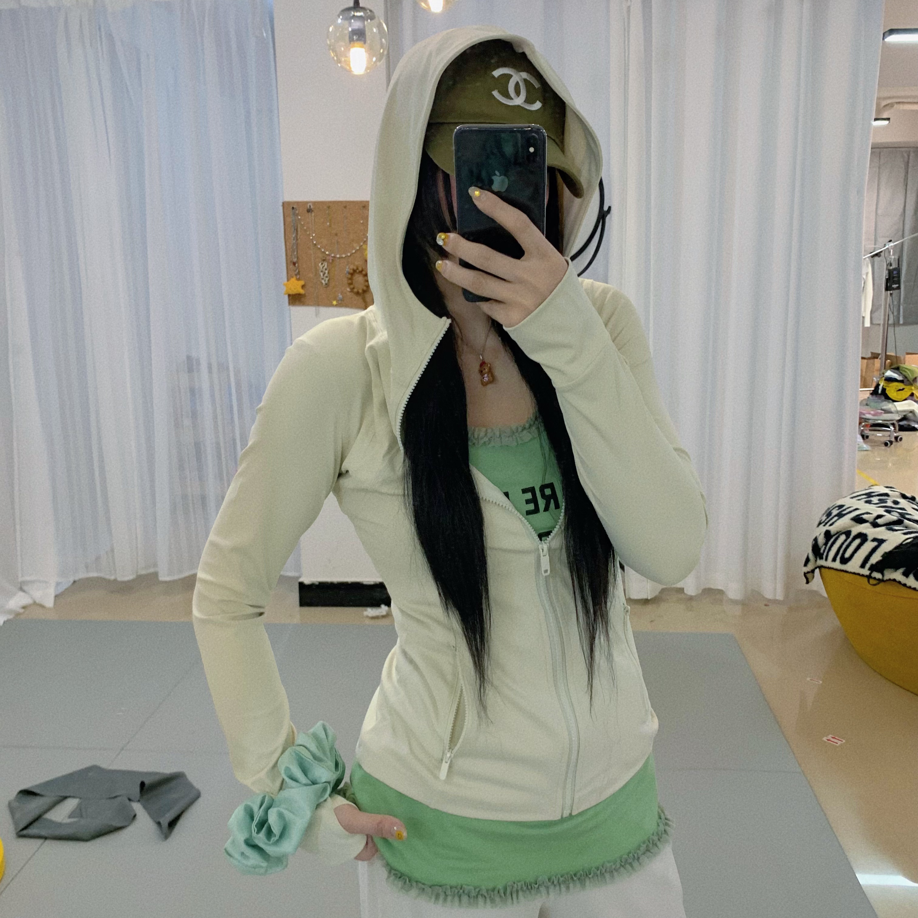 修身外套大码显瘦帽衫